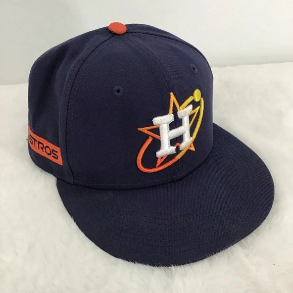 Houston Astros 2022 City Connect New Era 59Fifty Cap Baseball Hat Size 6 7/8 - Picture 2 of 10